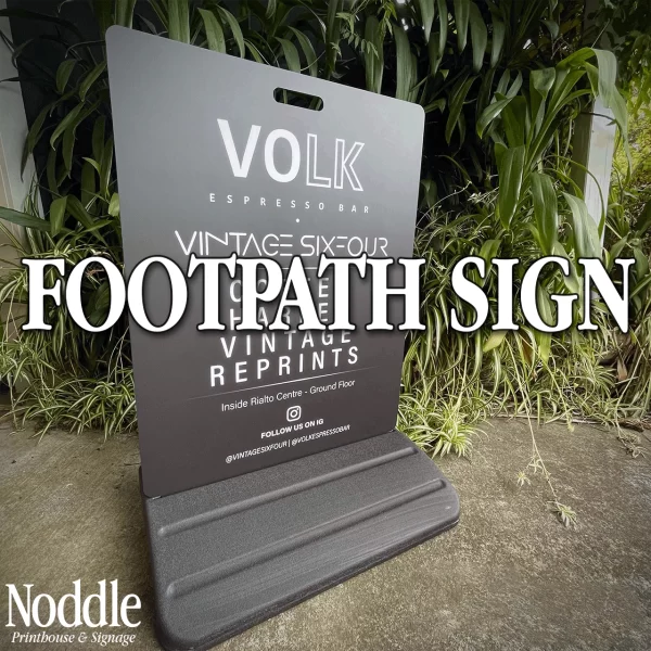 Footpath Sign